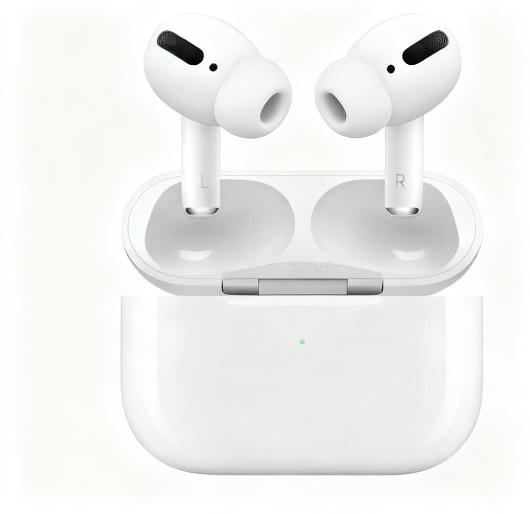 AirPods Pro with Wireless Charging Case | True Wireless Bluetooth Headset (White)