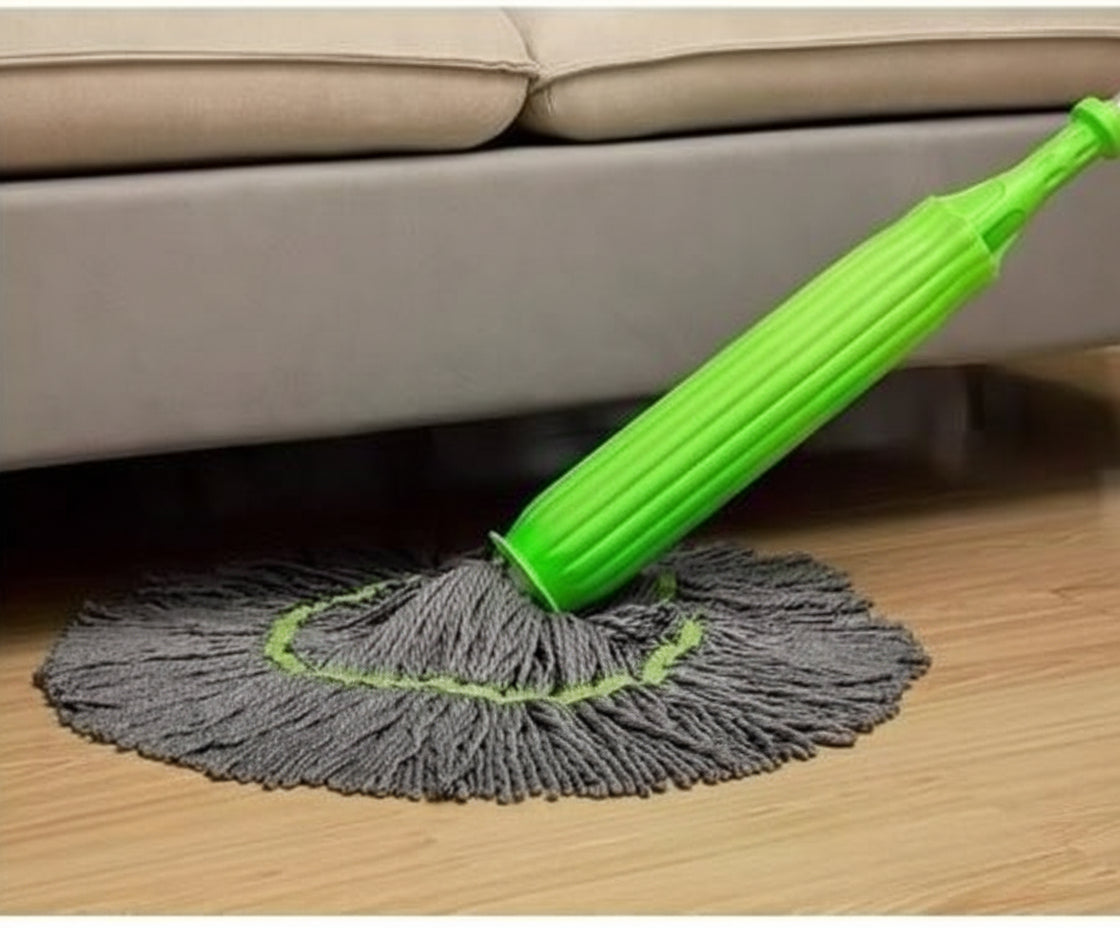 Self-Twisting Water Rotating Mop | 360° Spin Microfiber Mop for Easy Floor Cleaning
