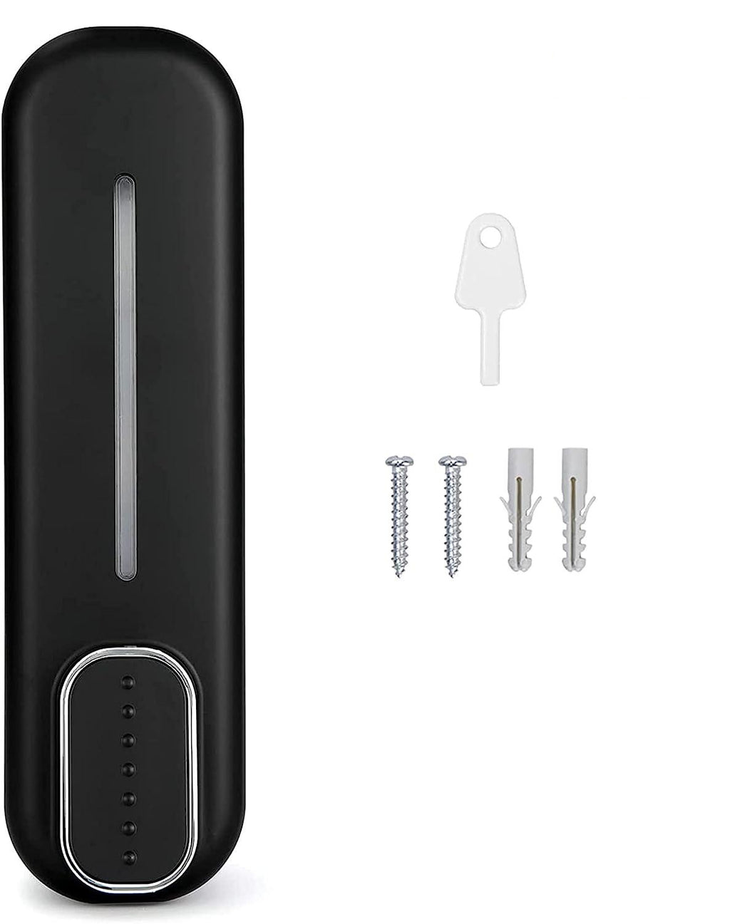 Fossa Wall-Mount Soap Dispenser | Elegant 350ml Manual Liquid Dispenser for Bathroom & Kitchen