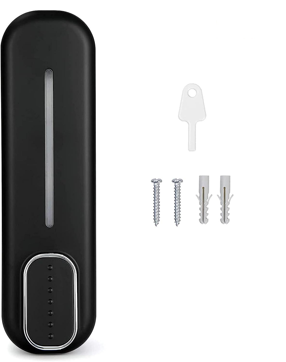 Fossa Wall-Mount Soap Dispenser | Elegant 350ml Manual Liquid Dispenser for Bathroom & Kitchen