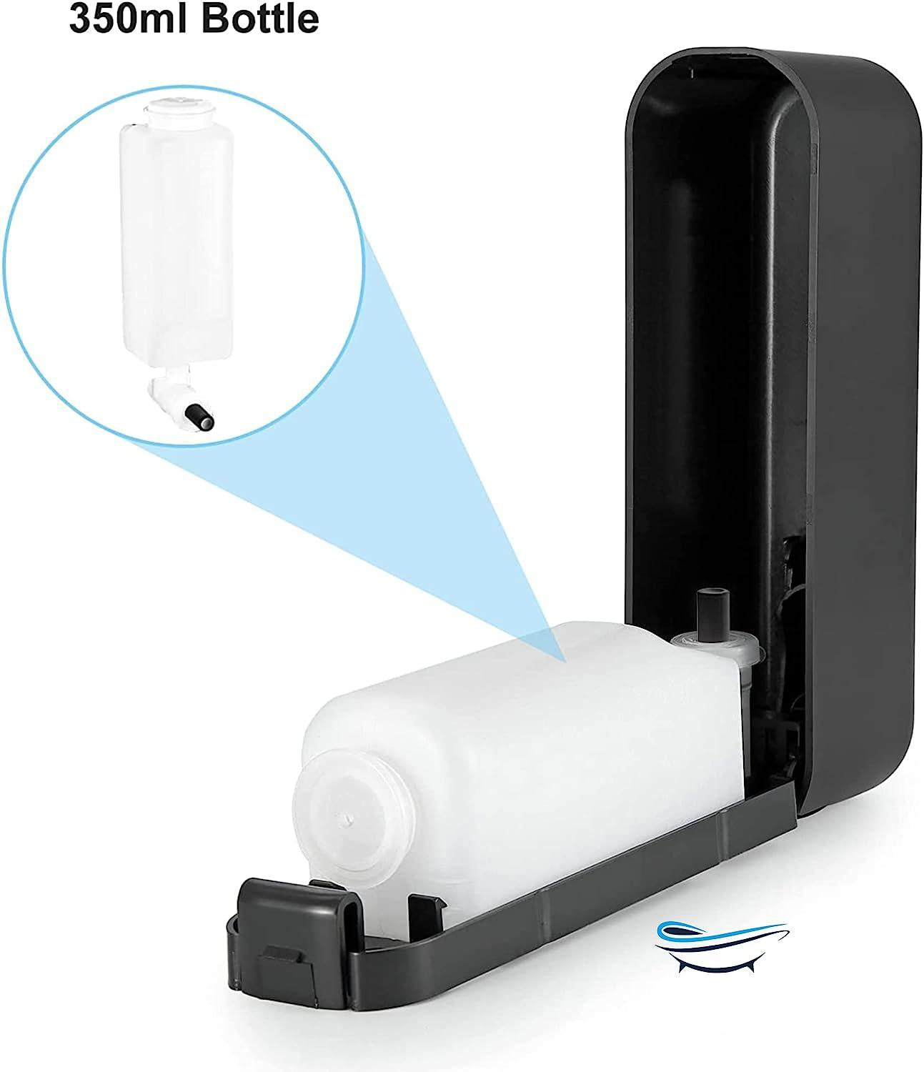 Fossa Wall-Mount Soap Dispenser | Elegant 350ml Manual Liquid Dispenser for Bathroom & Kitchen